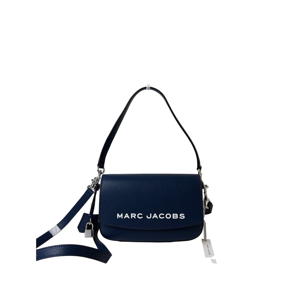 Marc Jacobs Navy Leather Shoulder Bag Crossbody